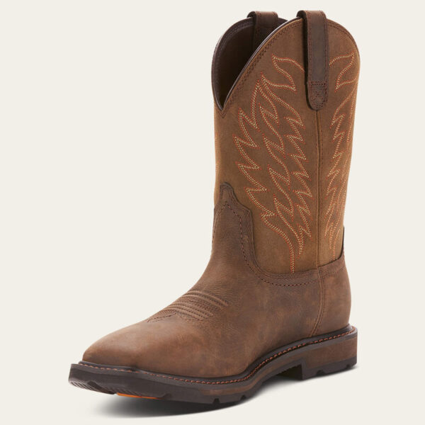 Ariat Groundbreaker Wide Square Toe Waterproof Work Boot