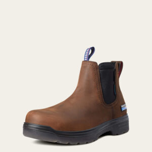 Ariat Turbo Chelsea USA Assembled Waterproof Carbon Toe Work Boot